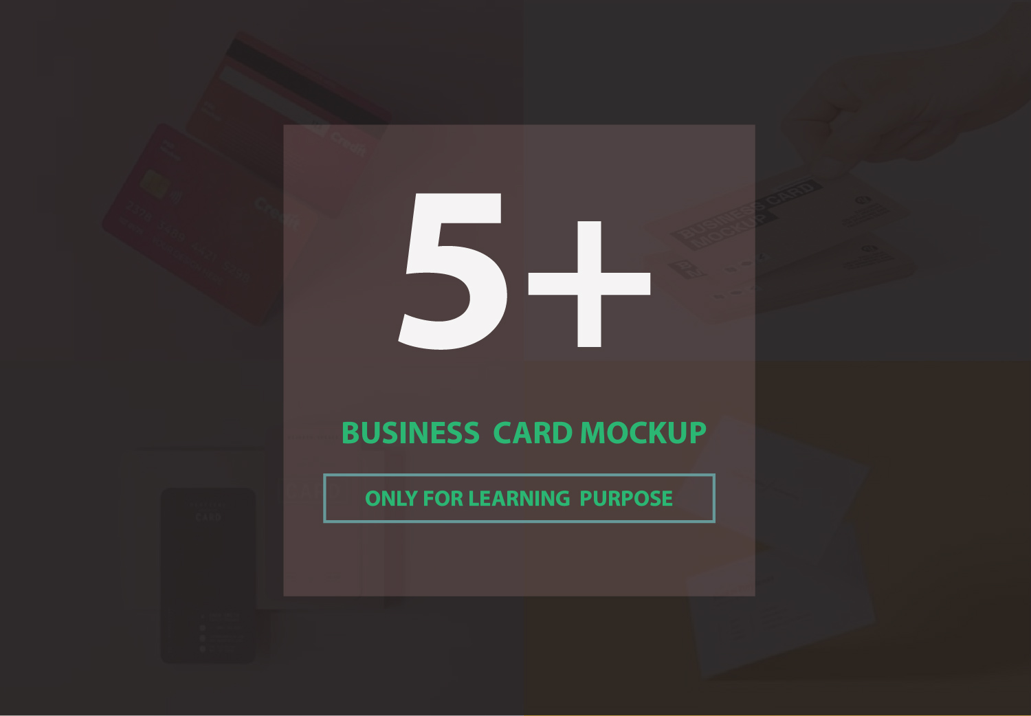 Business Card Mockup Bundle 13